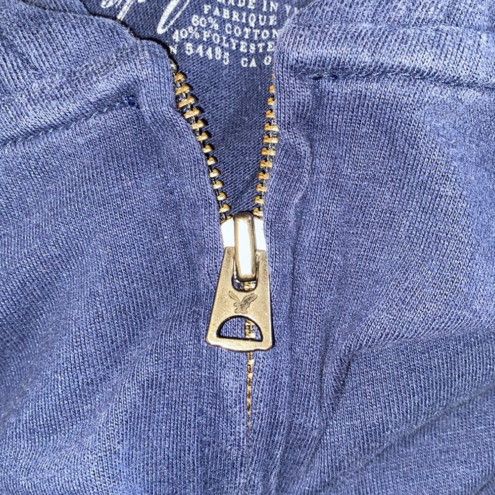 American Eagle Outfitters Blue Hoodie Jacket - Picture 7 of 7